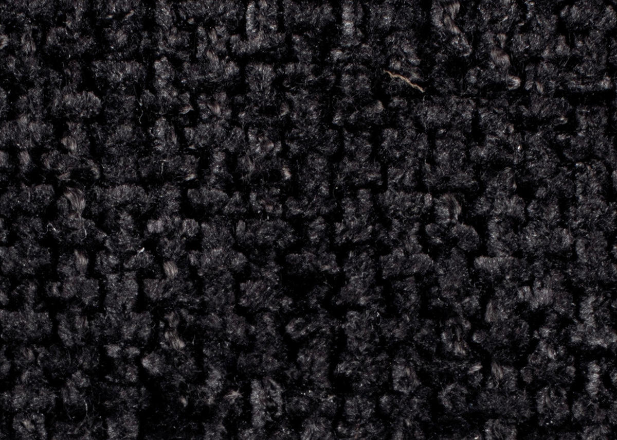ECKSOFA in Webstoff Schwarz  - Schwarz, Design, Textil/Metall (180/289cm) - Stylife