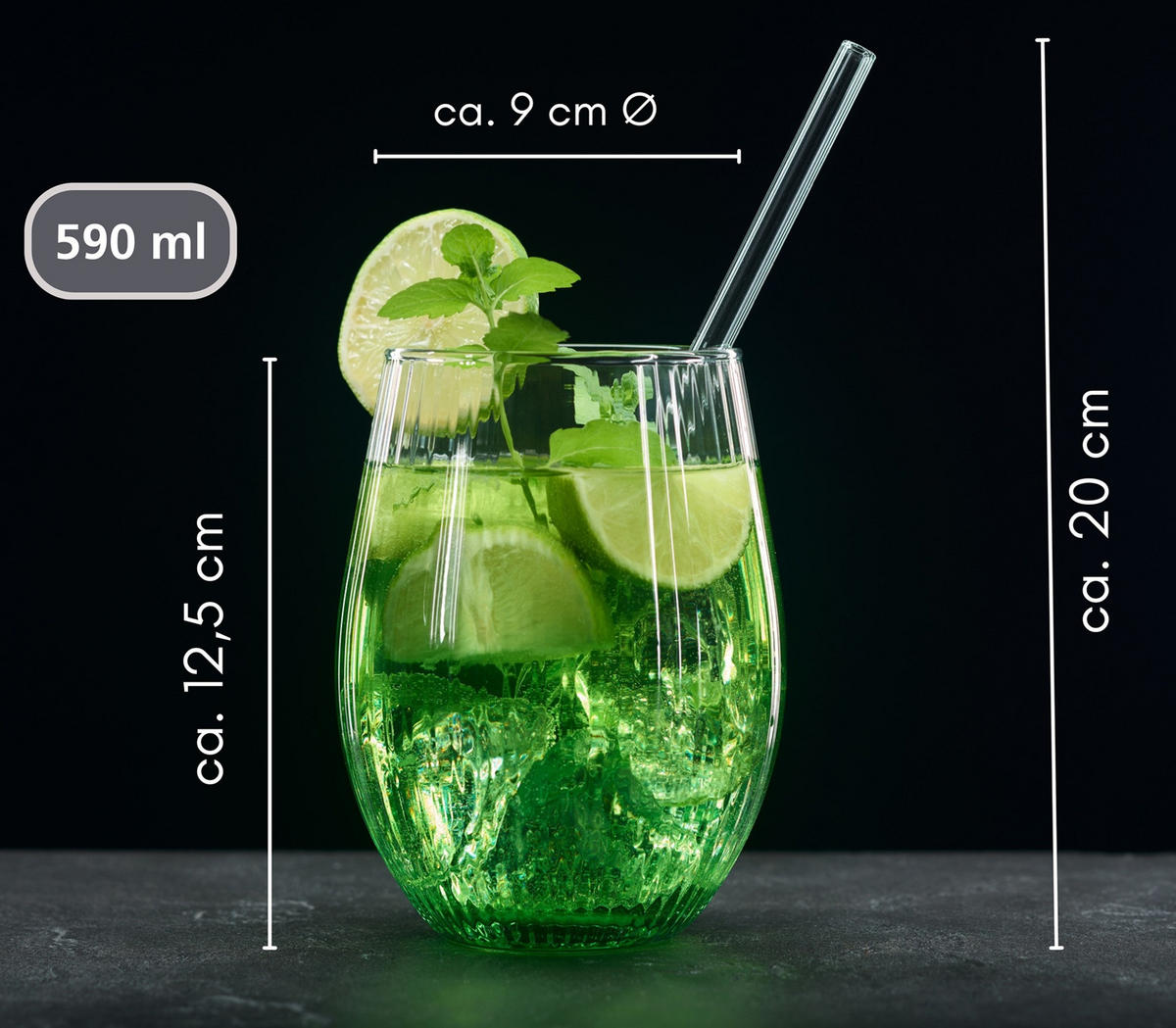GLASSET Spritz Color Edition 4 delar  - klar/pink, Lifestyle, glas (20/20/14cm) - Ritzenhoff Breker