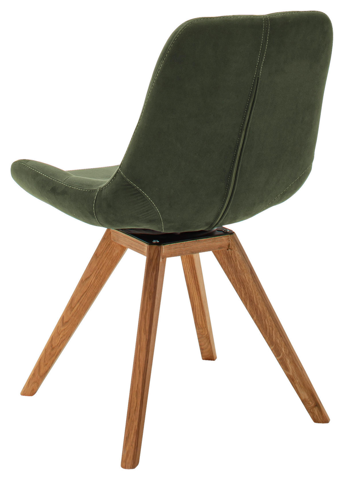 STUHL Flachgewebe Olivgrün  - Olivgrün, KONVENTIONELL, Holz/Textil (56/84/63cm) - Carryhome