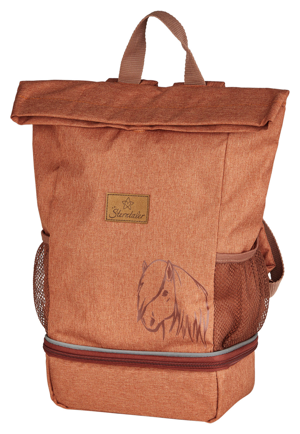 KINDERRUCKSACK Sunny  - Rotbraun/Braun, Basics, Textil (36/31/13cm) - Sterntaler