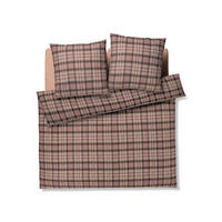 WENDEBETTWÄSCHE 3-teilig Soft Frames Flanell 200/200 cm  - Braun, Design, Textil (200/200cm) - Joop!