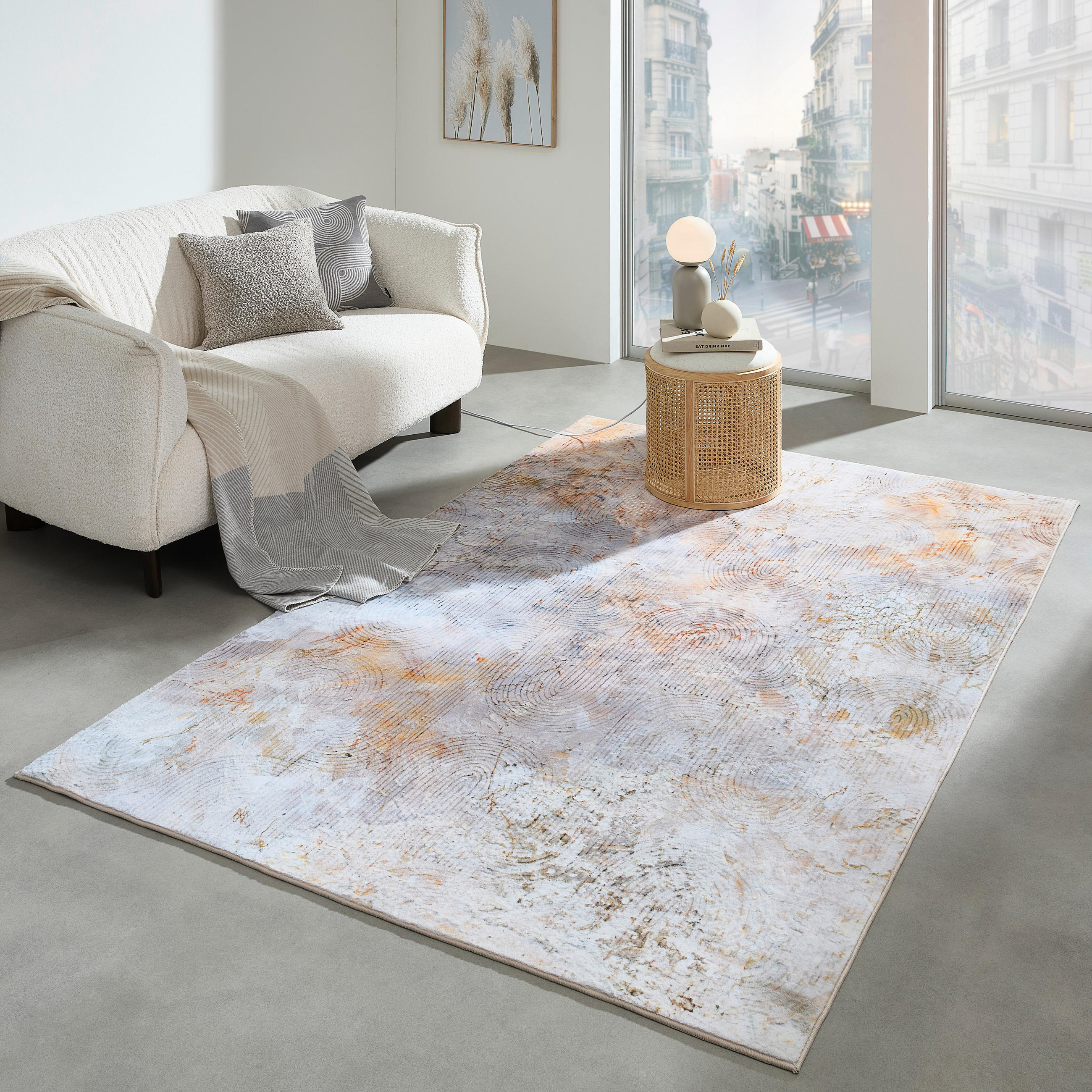VÄVD MATTA 140/200 cm  - orange/multicolor, Design, textil (140/200cm) - Novel