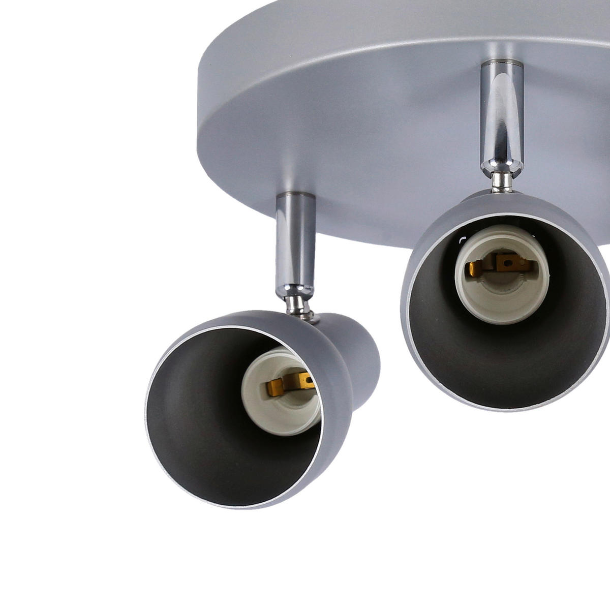 TAKLAMPA Picardo 29/29/12 cm  - silver/grå, Trend, metall (29/29/12cm)