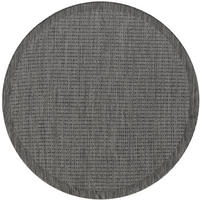OUTDOORTEPPICH 120 cm GIZA Schwarz  - Schwarz, Basics, Textil (120cm) - Novel