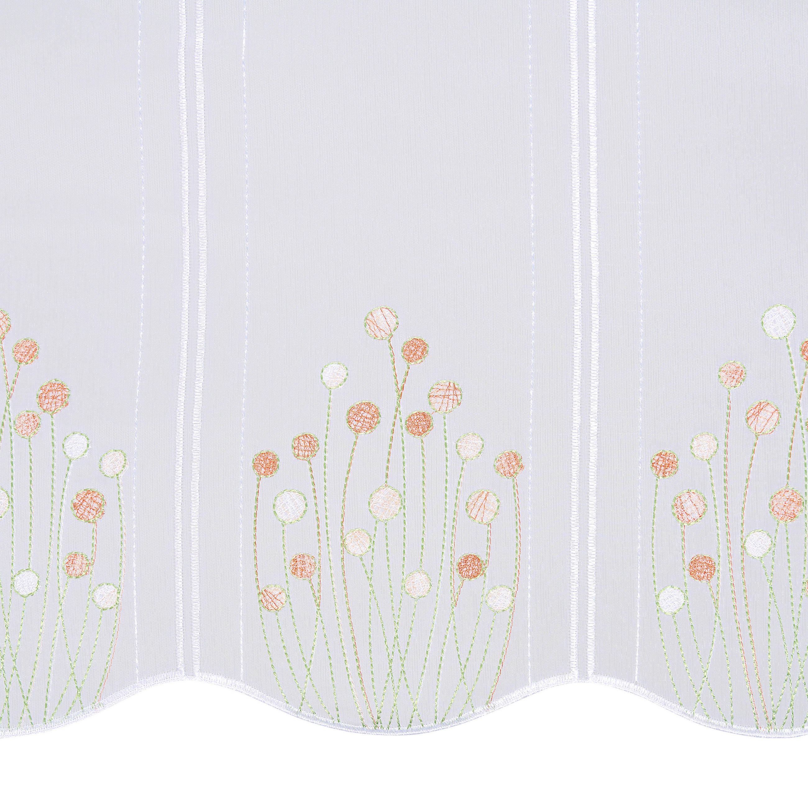 KURZGARDINE 50 cm   - Dunkelorange, KONVENTIONELL, Textil (50cm) - Esposa