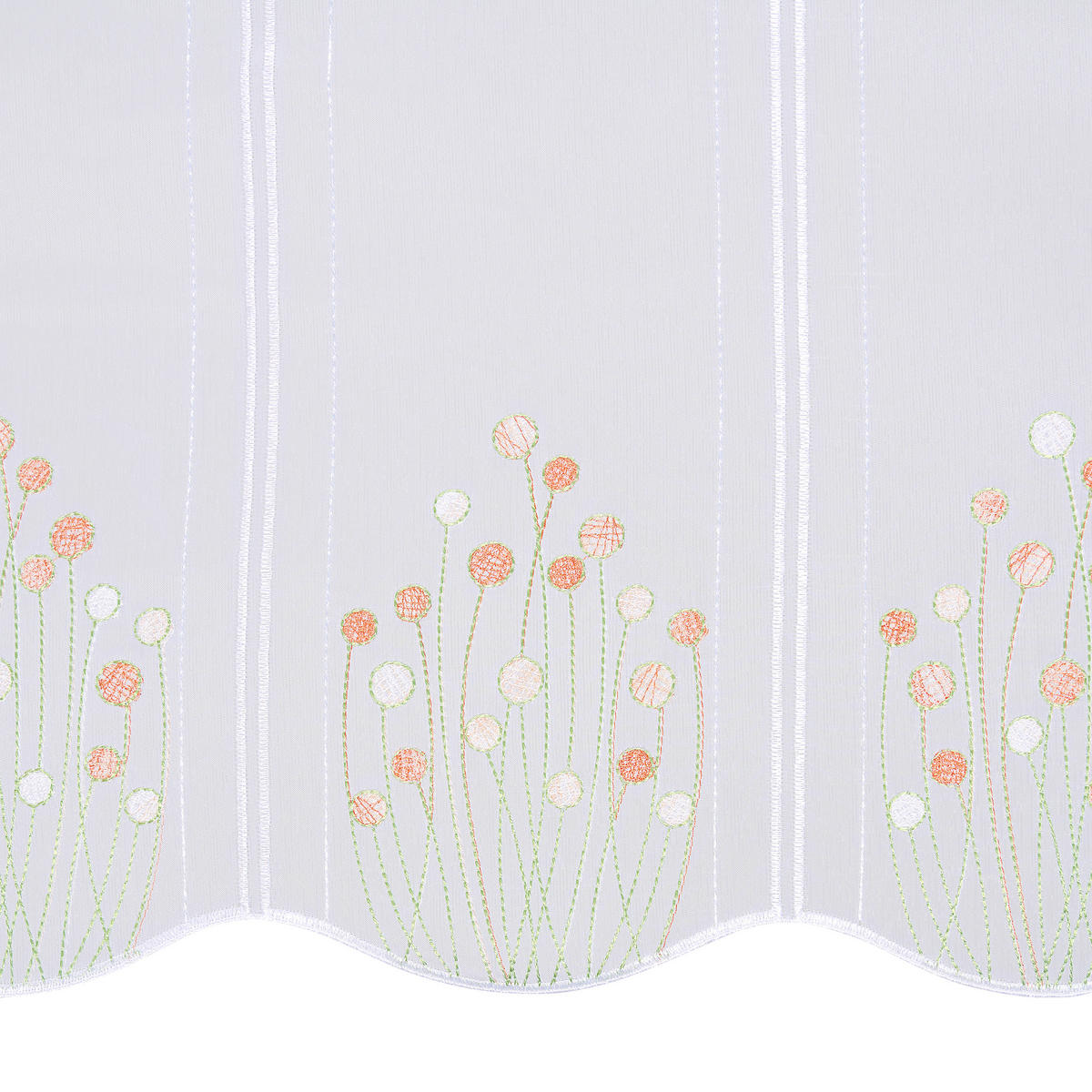 KURZGARDINE 50 cm   - Dunkelorange, KONVENTIONELL, Textil (50cm) - Esposa