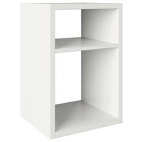 REGAL 58/39/34 cm bela  - bela, Basics, leseni material (58/39/34cm) - MID.YOU