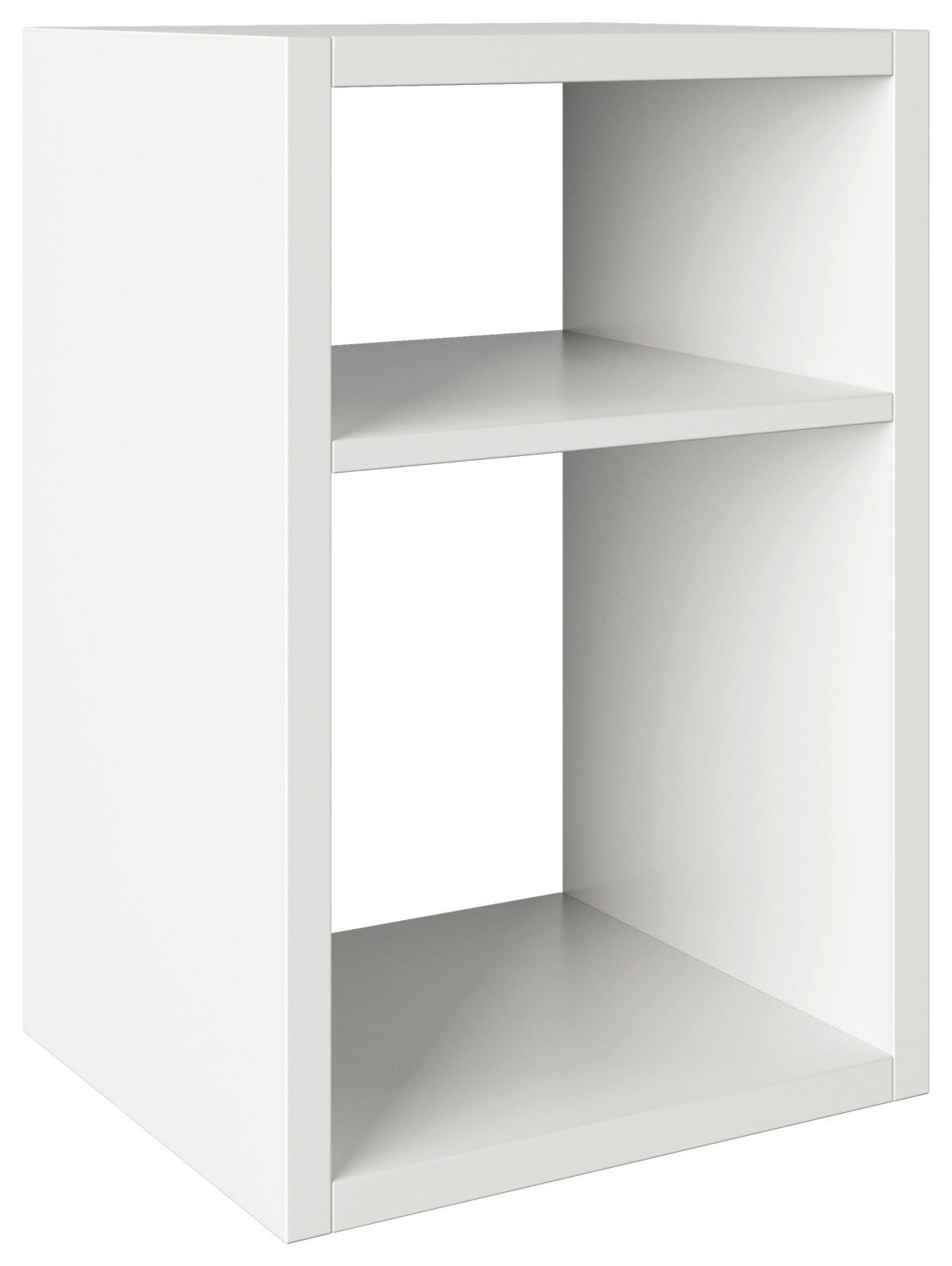 REGAL 58/39/34 cm bela  - bela, Basics, leseni material (58/39/34cm) - MID.YOU