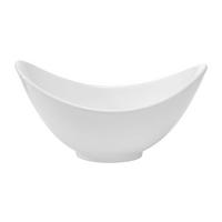 SCHÜSSEL SWING  19/13,3/8,7 cm  - Weiss, Basics, Keramik (19/13,3/8,7cm) - Novel