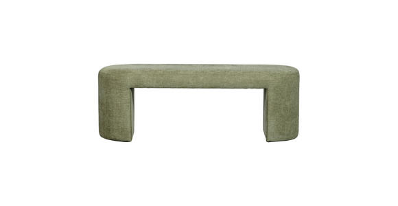SITZBANK 130/46/46 cm Chenille Olivgrün - Olivgrün, Design, Textil (130/46/46cm) - Carryhome