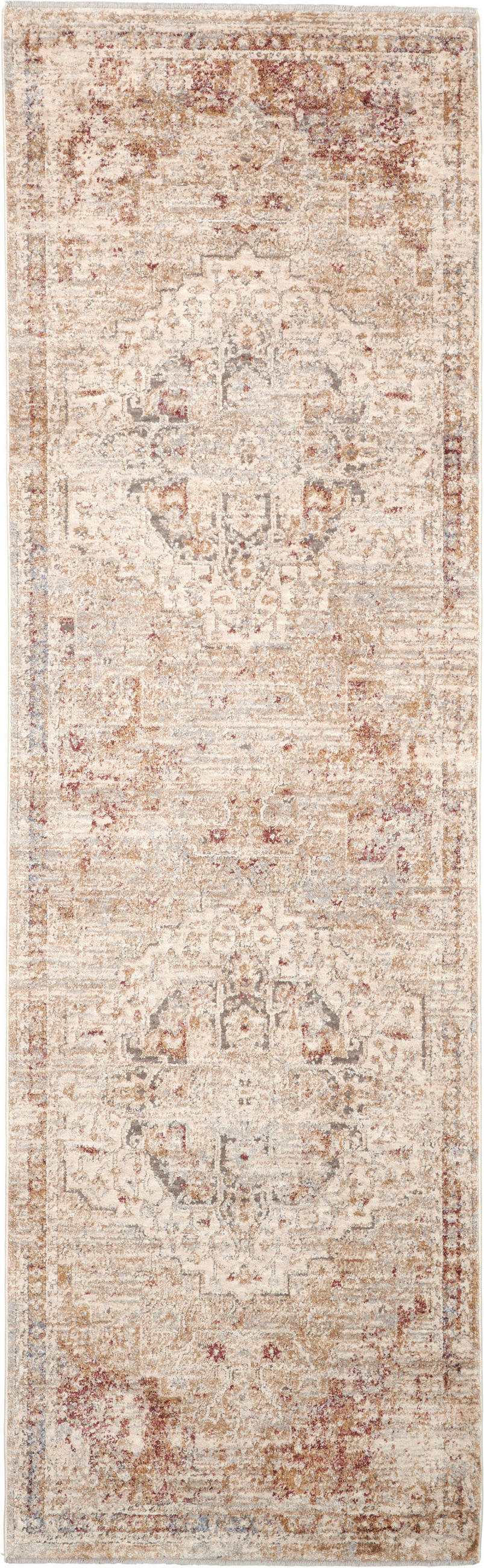 VÄVD MATTA 68/230 cm  - beige/cremefärgad, Lifestyle, textil (68/230cm) - Novel