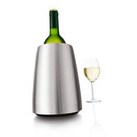 POSUDA ZA HLAĐENJE VINA    - srebrne boje, Basics, metal/plastika (15.3/21.4/15.3cm) - Vacu Vin