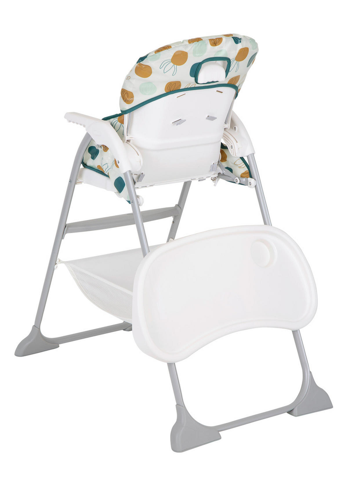 KOMBIHOCHSTUHL SnackEase Multicolor Organze  - Multicolor, Basics, Kunststoff (61,2/103/86cm) - Graco