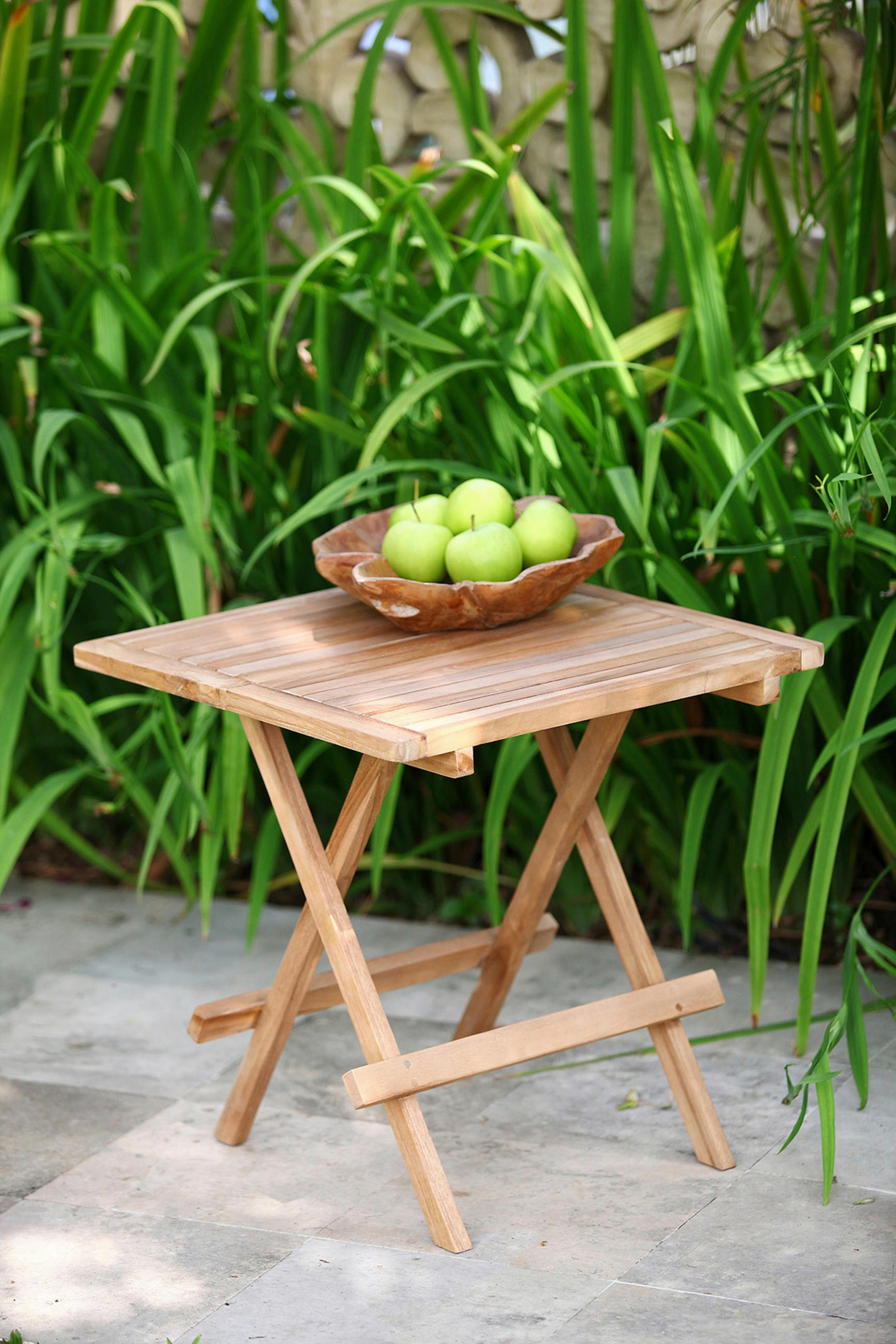 GARTENBEISTELLTISCH 50/50/50 cm Holz  - Braun, Basics, Holz (50/50/50cm) - Gardenson