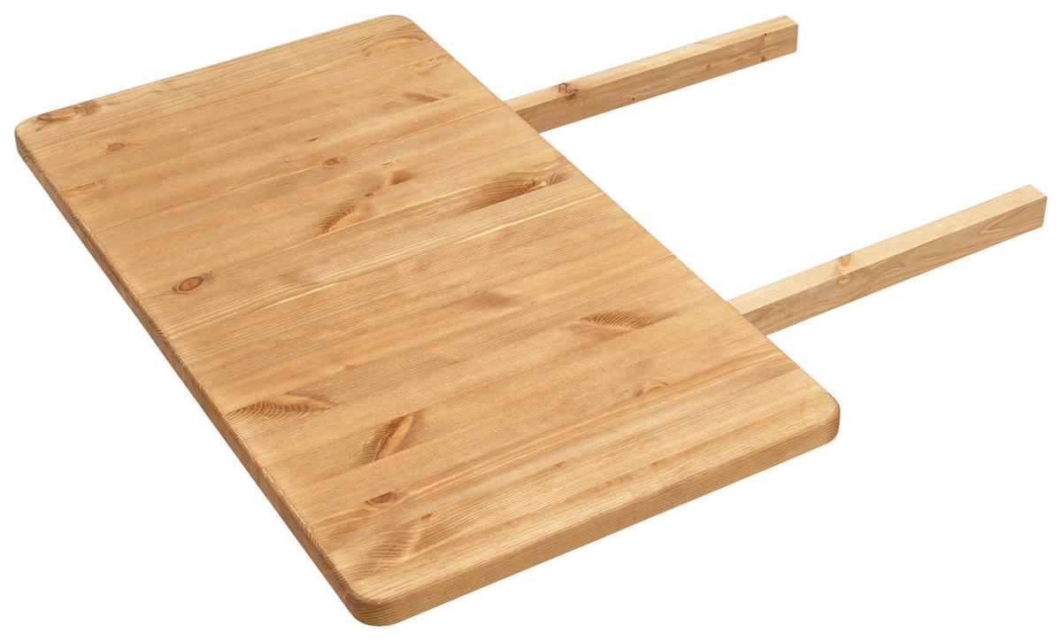 ANSTECKPLATTE Kiefer massiv Laugenfarbig  - Laugenfarbig, ROMANTIK / LANDHAUS, Holz (50/90/3cm) - Boxxx
