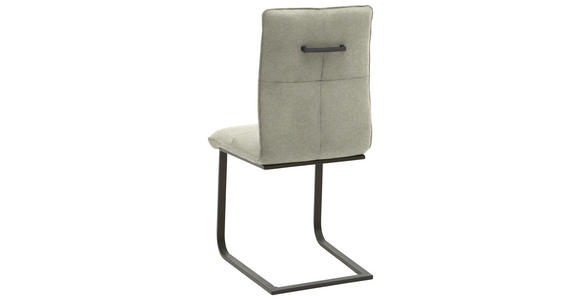 SCHWINGSTUHL  , Lederauswahl, Stoffauswahl, Typenauswahl, Gestellauswahl  , Flachgewebe  ,  - Sandfarben/Schwarz, Design, Textil/Metall (46/95/62cm) - Dieter Knoll