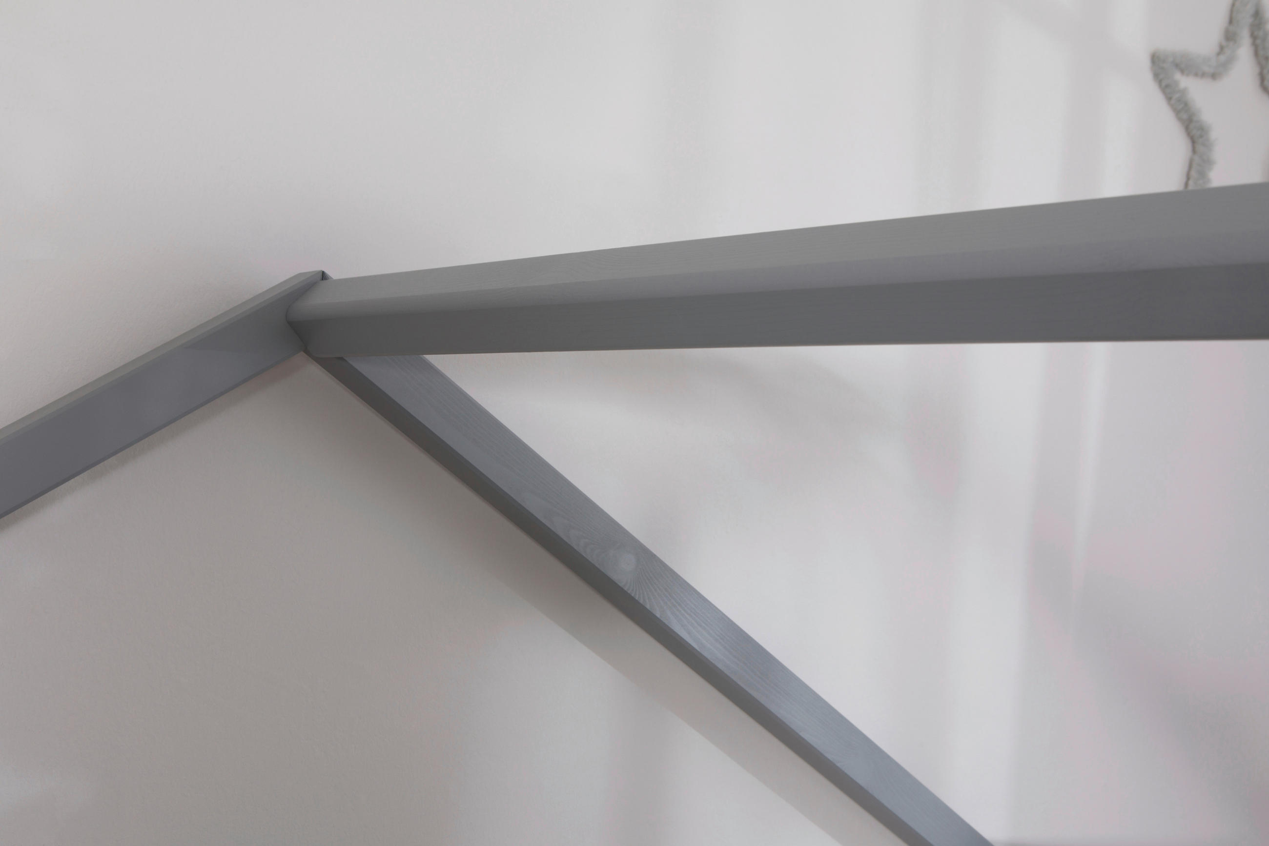 Thumbnail - Mid.you Hausbett, Hellgrau, Textil, Birke,Kiefer, Schichtholz,massiv, H2, Höhe ca. 12 cm, 90x200 cm, nur für Rollroste g...