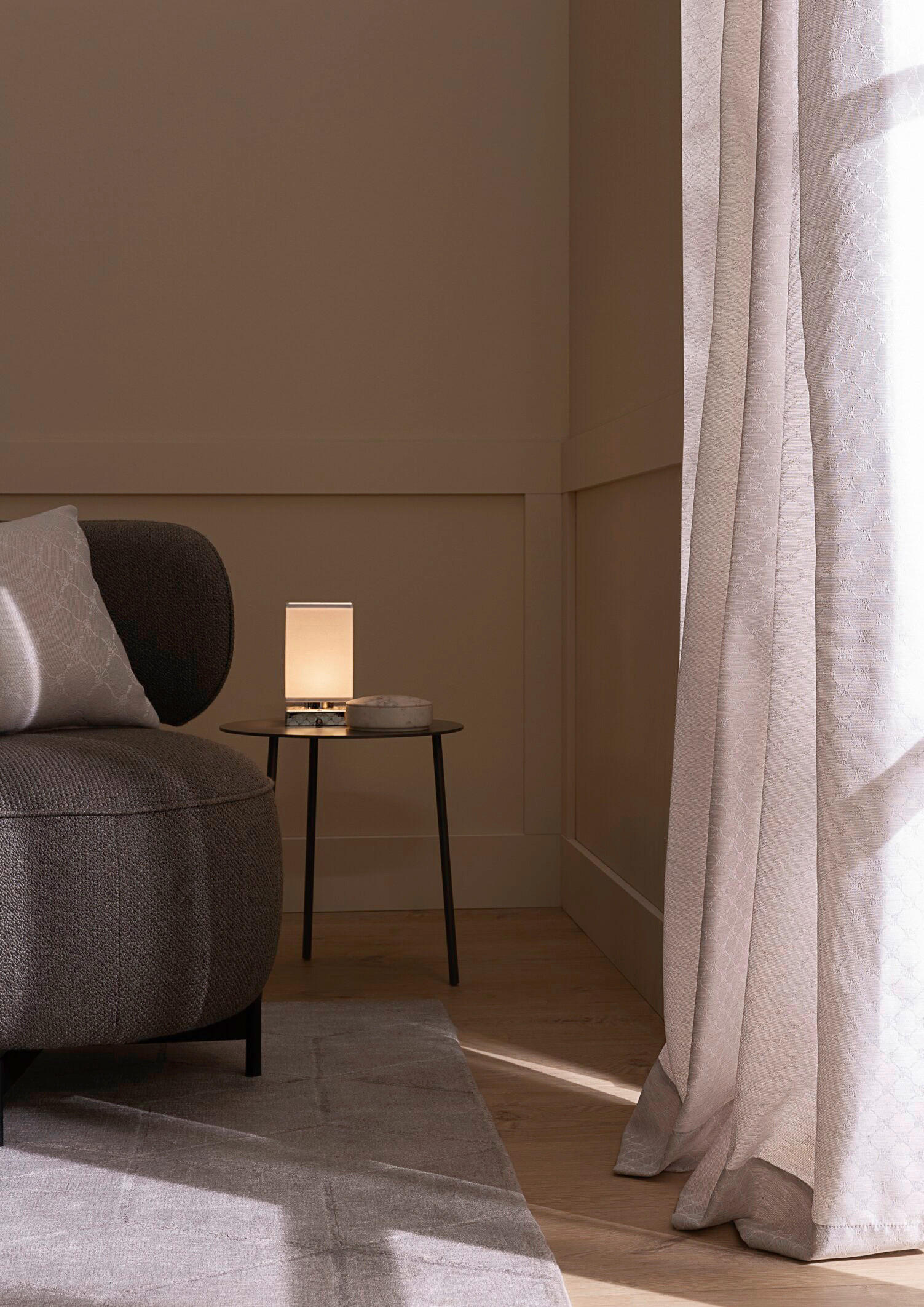 FERTIGVORHANG blickdicht  - Naturfarben, Design, Textil (130/250cm) - Joop!