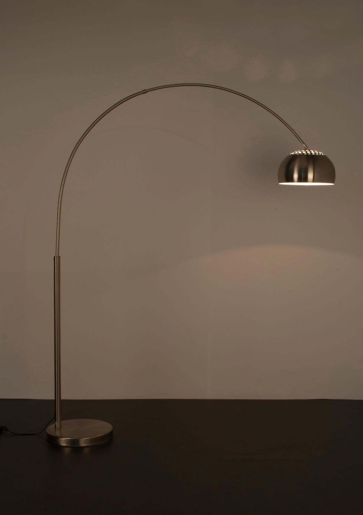BOGENLEUCHTE  170/205 cm   - Chromfarben, Design, Metall (170/205cm) - Zuiver