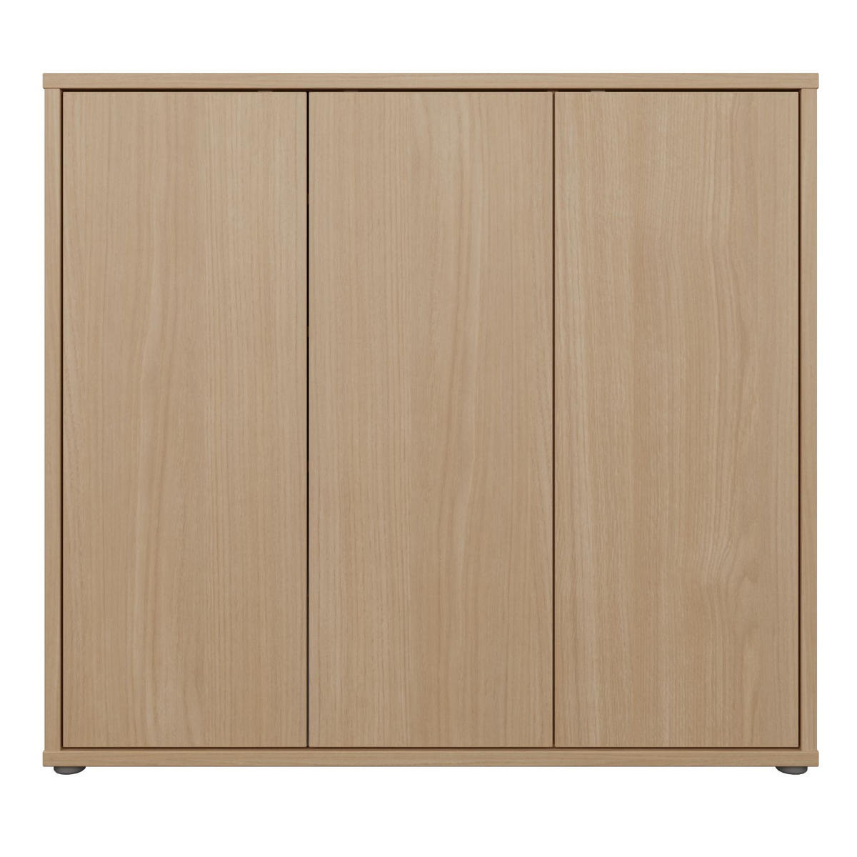 SCHUHSCHRANK Eichefarben  - Eichefarben/Grau, MODERN, Holzwerkstoff/Kunststoff (109,2/99,1/34,9cm) - Carryhome