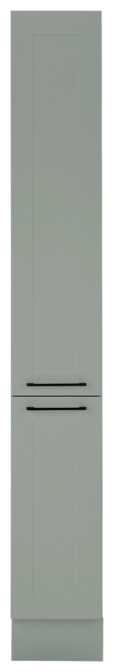 APOTHEKERSCHRANK 30/211/57 cm  in Grün  - Schwarz/Grün, Design, Holzwerkstoff/Metall (30/211/57cm) - MID.YOU