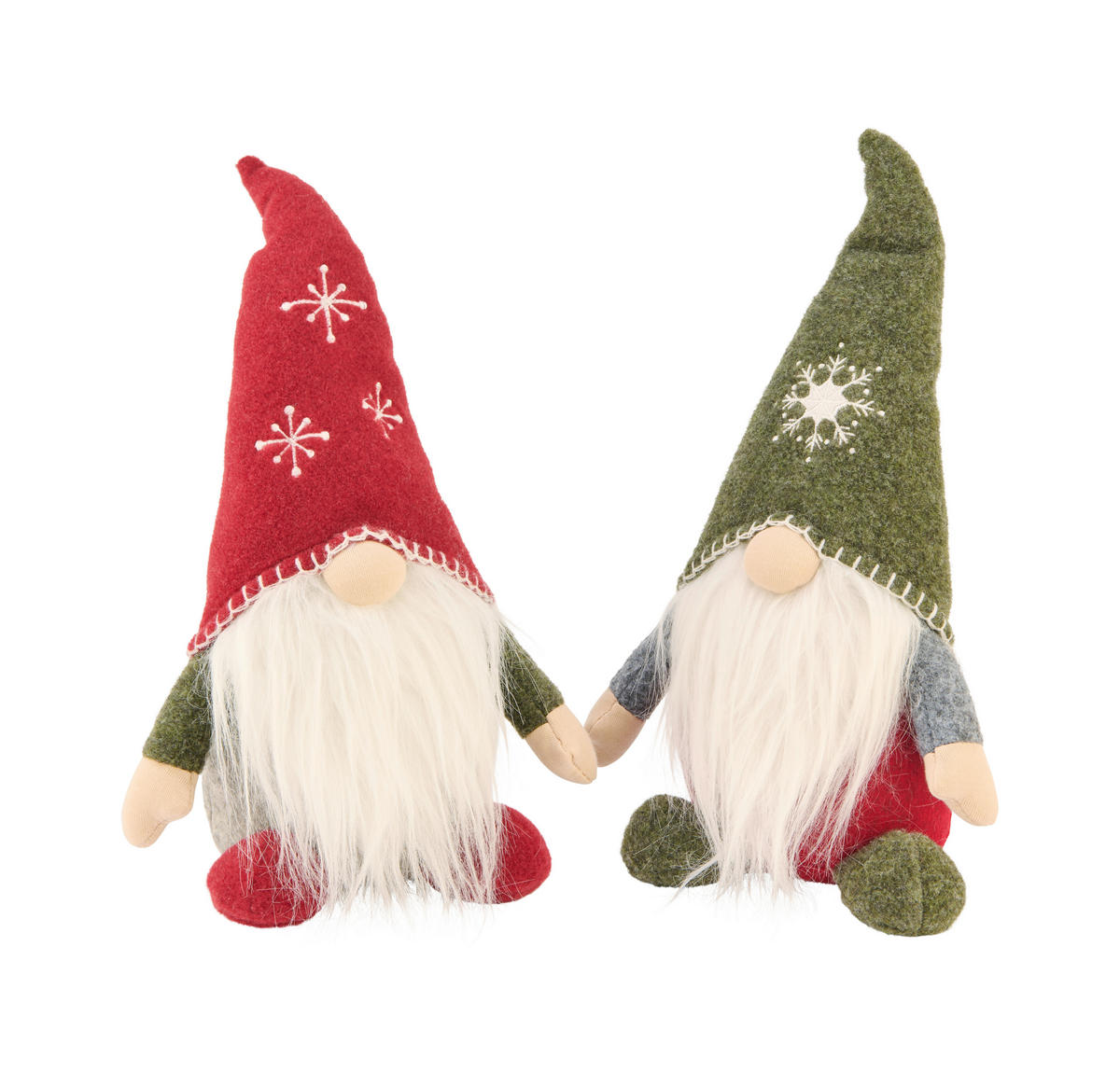 WICHTEL - Dunkelgrün/Rot, LIFESTYLE (19/11/39cm) - X-Mas