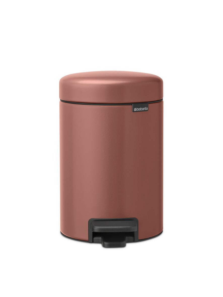 TRETEIMER 3 l  Metall  - Taupe/Anthrazit, Basics, Kunststoff/Metall (16,8/26,4/23,5cm) - Brabantia