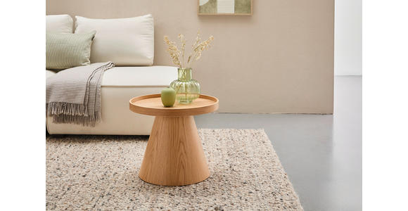 BEISTELLTISCH in Holz, Holzwerkstoff 50/50/41 cm  - Eichefarben, Basics, Holz/Holzwerkstoff (50/50/41cm) - Xora