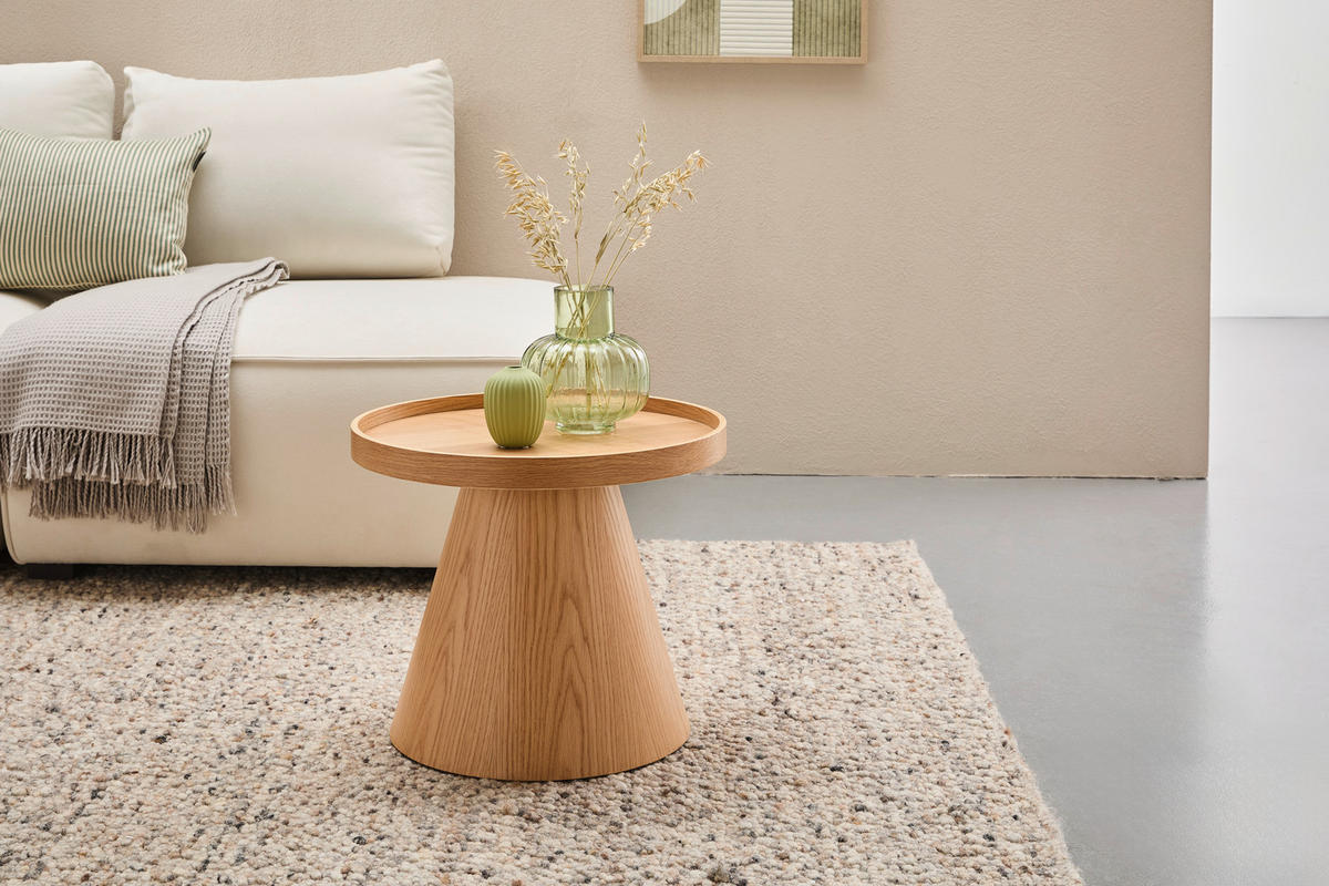 BEISTELLTISCH in Holz, Holzwerkstoff 50/50/41 cm  - Eichefarben, Basics, Holz/Holzwerkstoff (50/50/41cm) - Xora