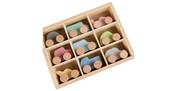 SPIELZEUGAUTO - Multicolor/Naturfarben, Basics, Holz/Holzwerkstoff - My Baby Lou