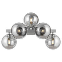 WANDLEUCHTE 23/24/38 cm   - Chromfarben, Basics, Glas/Metall (23/24/38cm) - MAYTONI