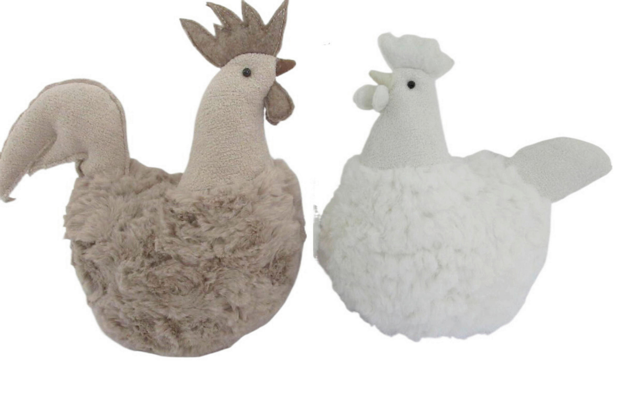 DEKOHAHN - Braun/Weiß, LIFESTYLE, Textil (22/12/26cm)