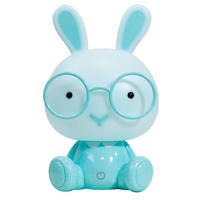 KINDERTISCHLEUCHTE  - Hellblau, Basics, Kunststoff (14/14/22cm)