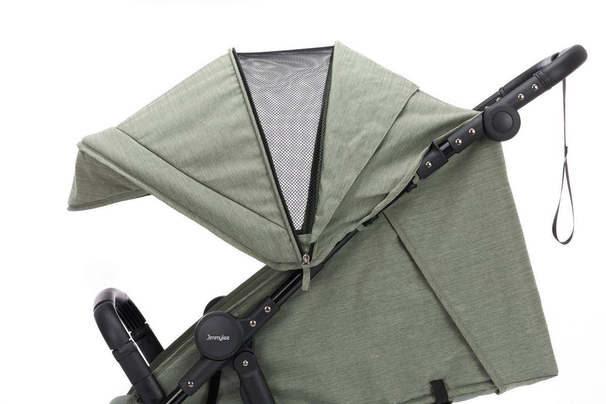 BUGGY LOOP  - Schwarz/Grün, Trend, Textil/Metall (92/36/101cm) - Jimmylee