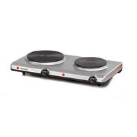 DOPPELKOCHPLATTE  - Schwarzchrom, Basics, Metall (50/8.5/29cm) - Rommelsbacher