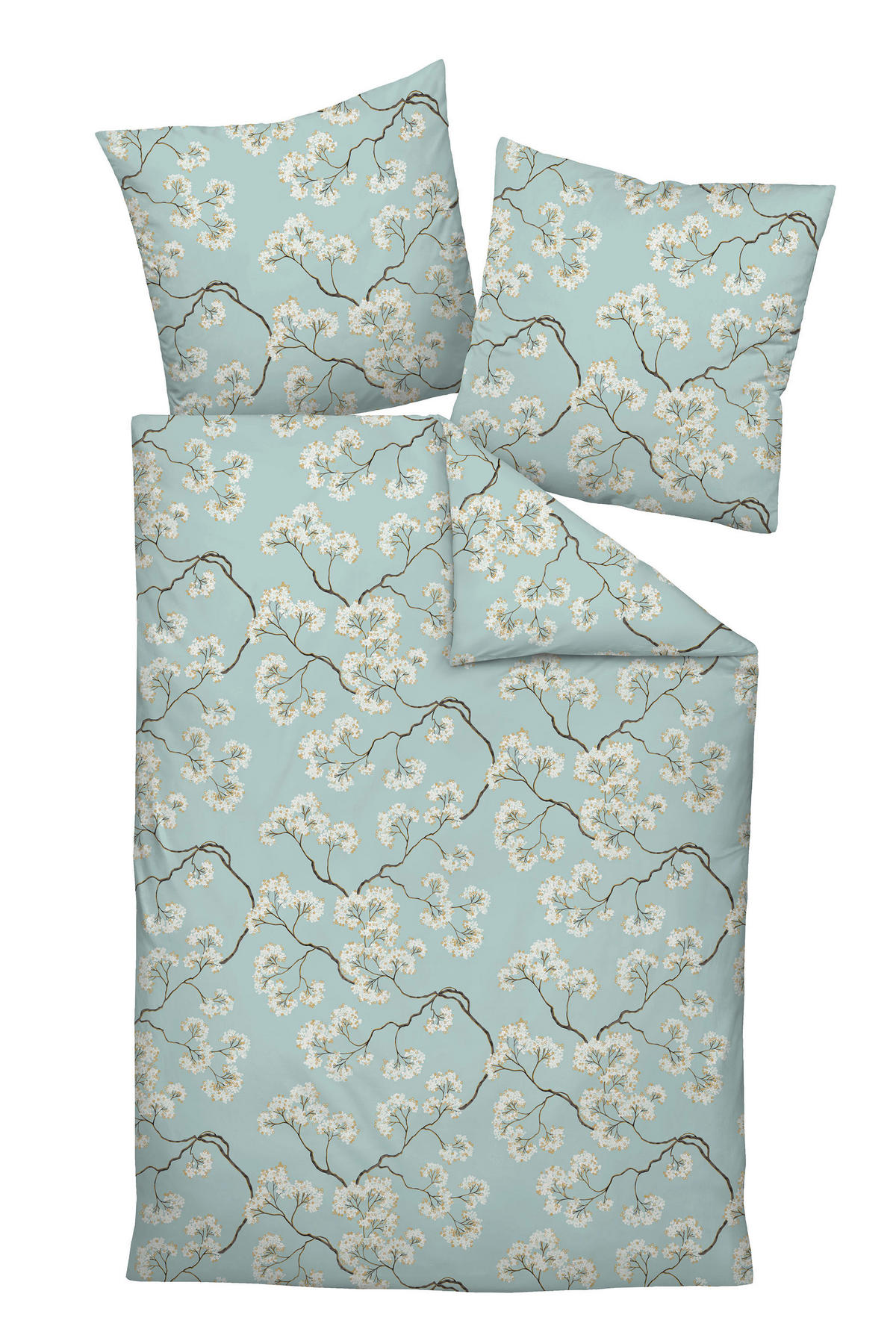 POSTEĽNÁ BIELIZEŇ, makosatén, azúrovomodrá, 140/200 cm  - azúrovomodrá, Modern, textil (140/200cm) - Janine