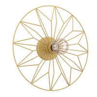 Plafonieră  42.5/10.5 cm    - auriu, Basics, metal (42.5/10.5cm)