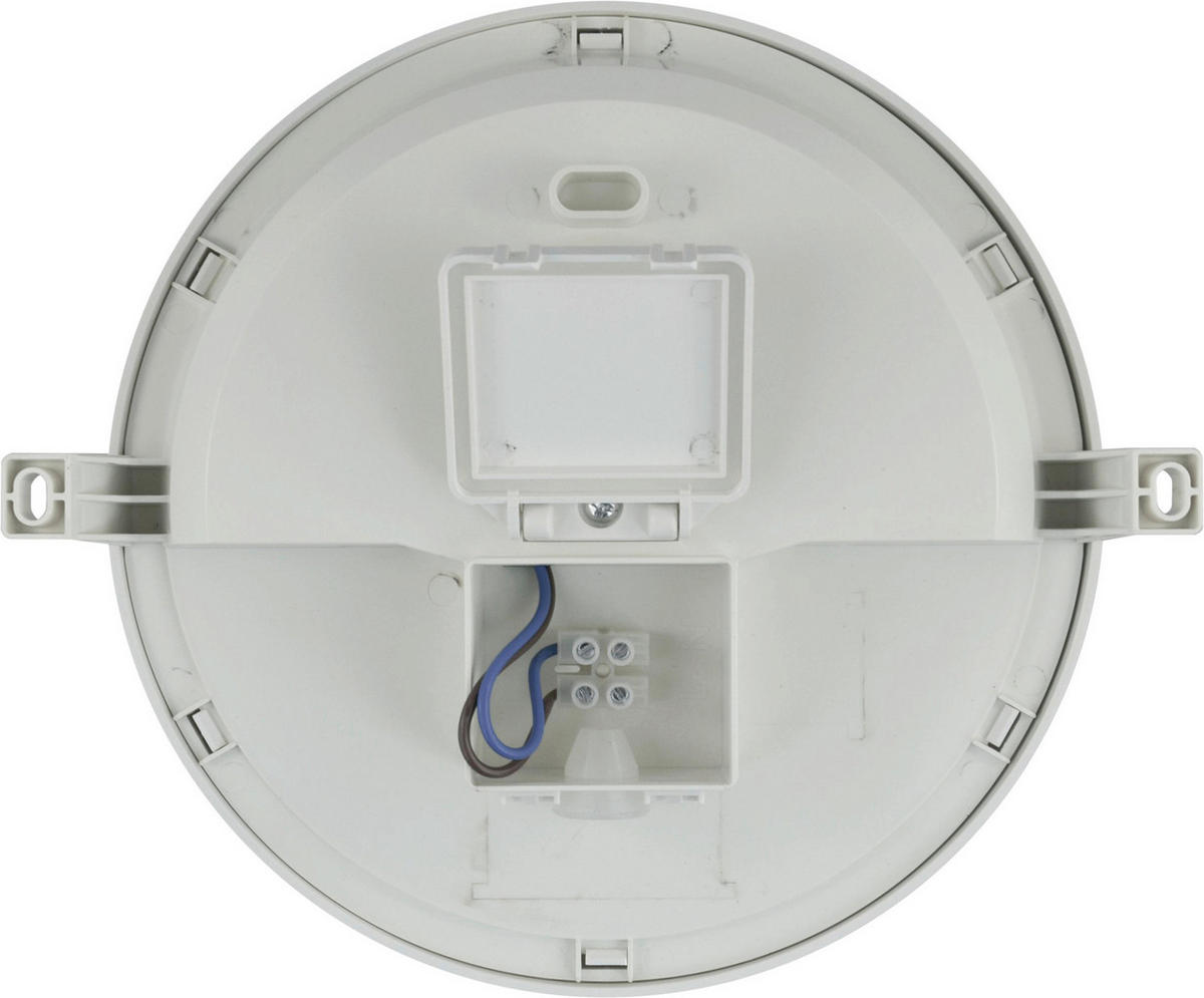 AUßENWANDLEUCHTE 19/7,9 cm   - Weiß, Basics, Kunststoff (19/7,9cm)