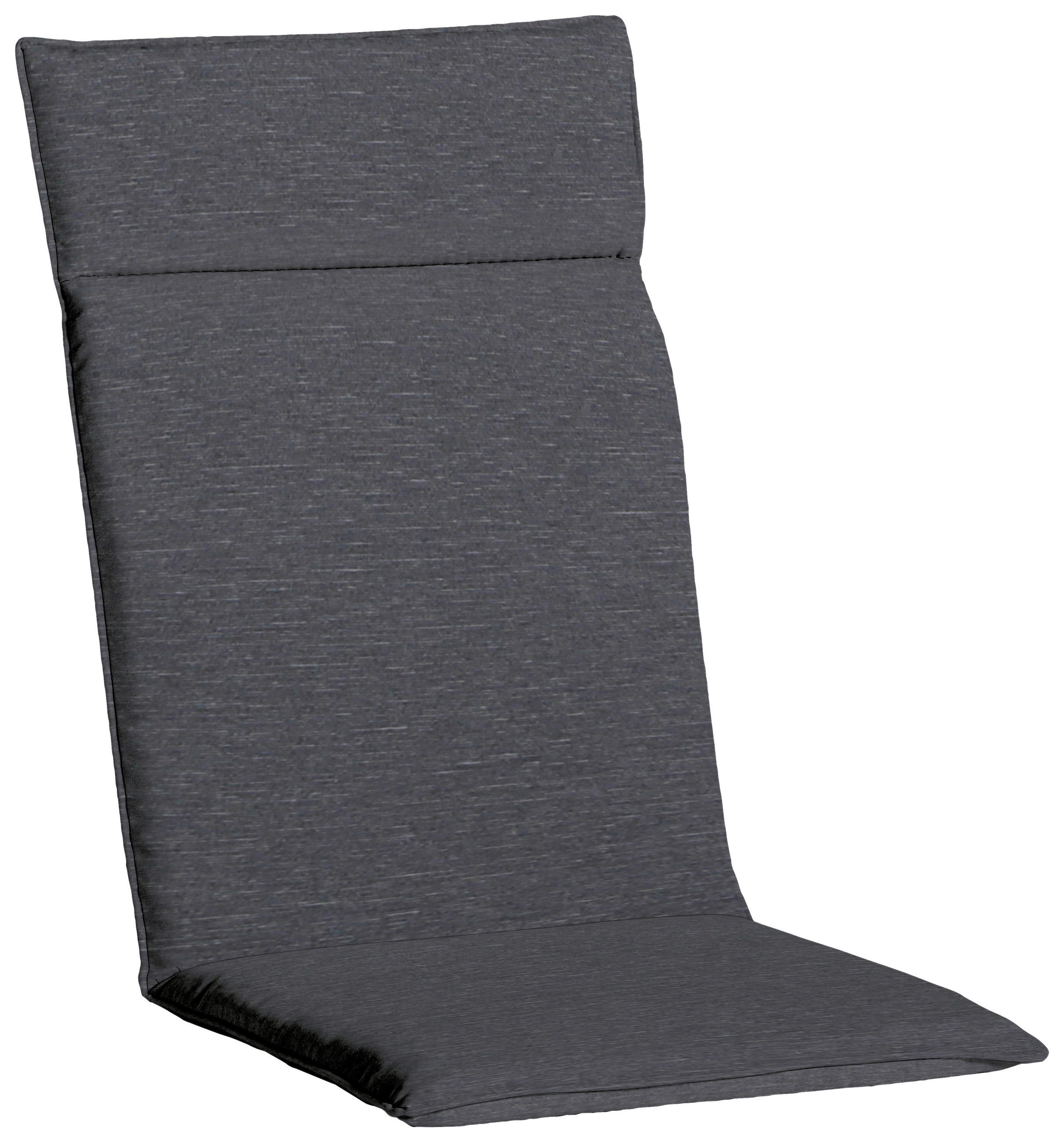 SESSELAUFLAGE  - Graphitfarben, Basics, Textil (50/5/120cm)