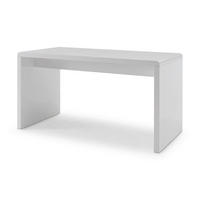 SCHREIBTISCH 140/70/75 cm  in Weiß Hochglanz  - Weiß Hochglanz, MODERN, Holzwerkstoff (140/70/75cm) - Livetastic