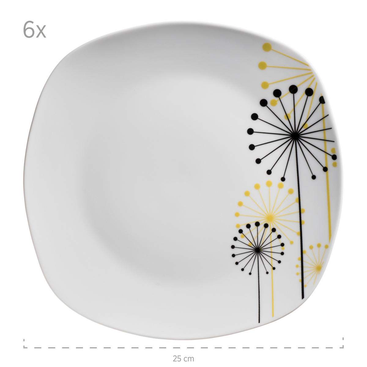 TAFELSERVICE 18-teilig  - Weiß, Basics, Keramik - Mäser