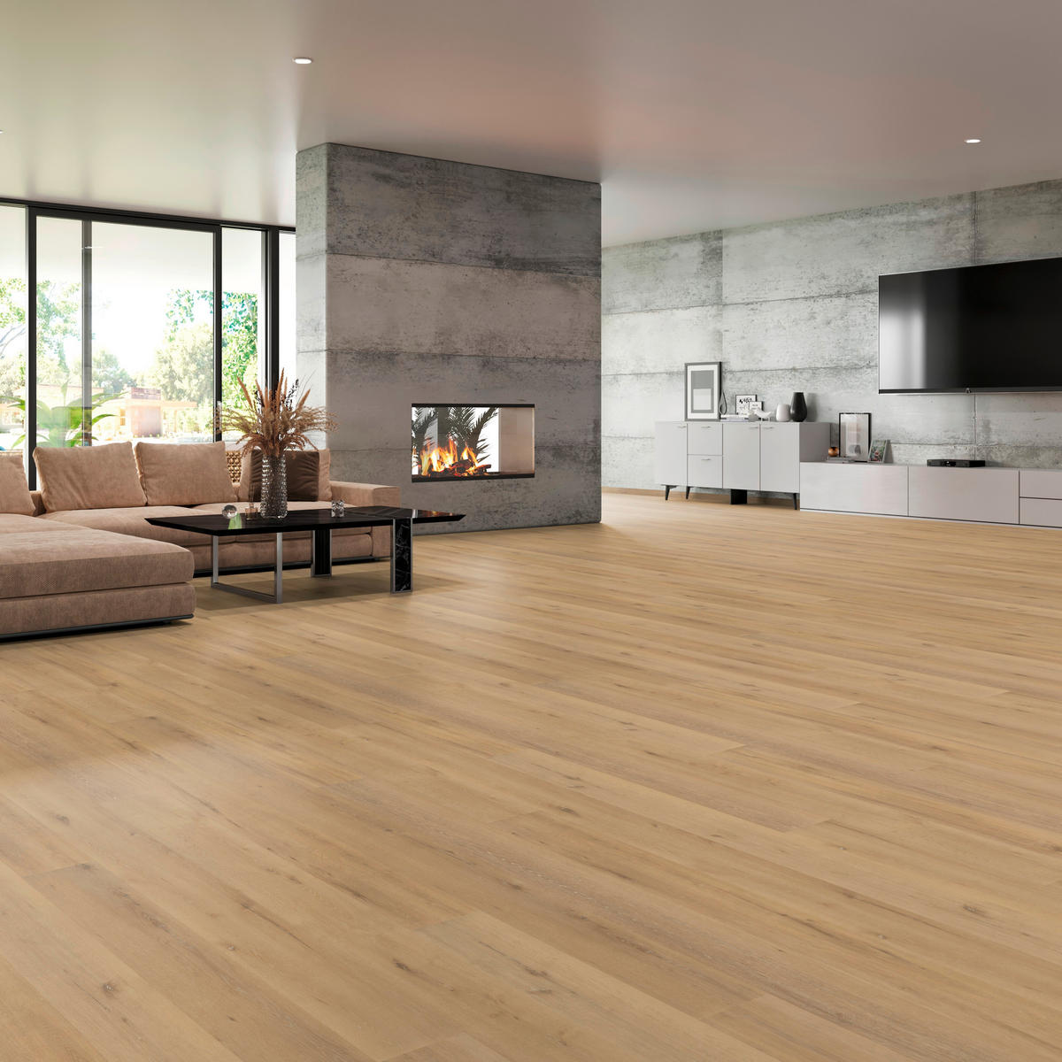 VINYLBODEN Grando Spa Eiche Macadamia 100054301  per  m² - Design, Kunststoff (183/22,5/0,55cm) - Tilo