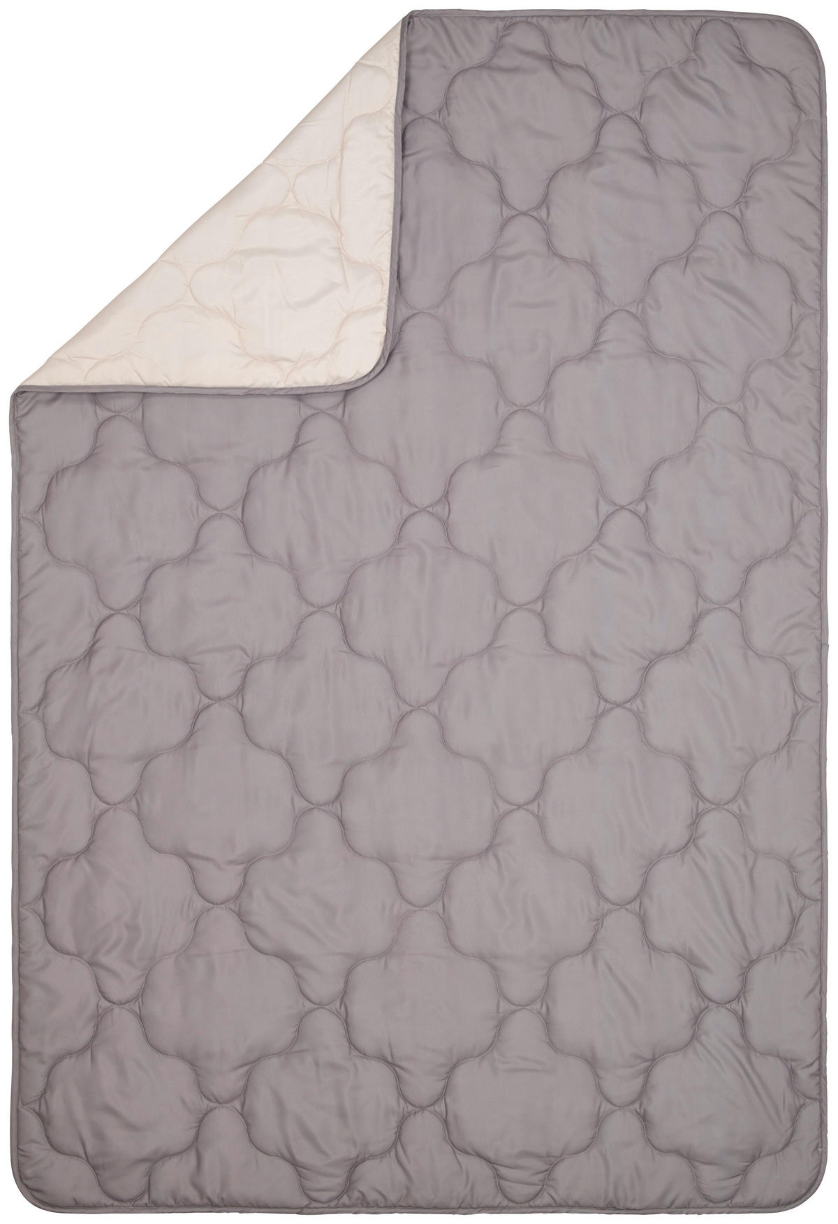 GANZJAHRESDECKE  Sedona  135/200 cm   - Weiß/Grau, KONVENTIONELL, Textil (135/200cm) - Sleeptex