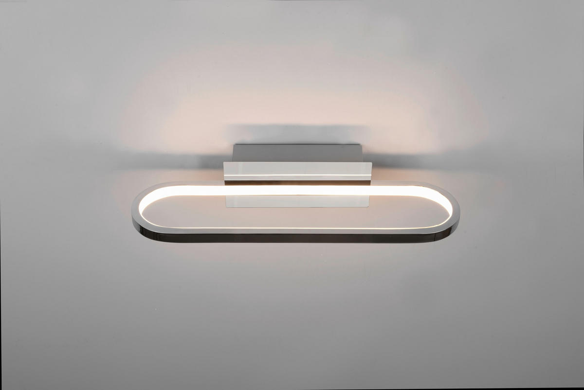 BADEZIMMER-WANDLEUCHTE Gianni 40/14,8/7,5 cm   - Chromfarben, Basics, Metall (40/14,8/7,5cm) - Trio Leuchten