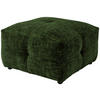 HOCKER in Textil Dunkelgrün  - Dunkelgrün/Schwarz, Design, Kunststoff/Textil (72/44/72cm) - Livetastic