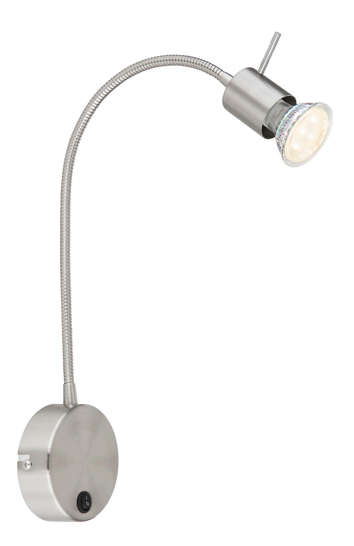STENSKA SVETILKA  Milly ///230 V/GU10 - barve niklja, Basics, kovina (9/40/53cm)