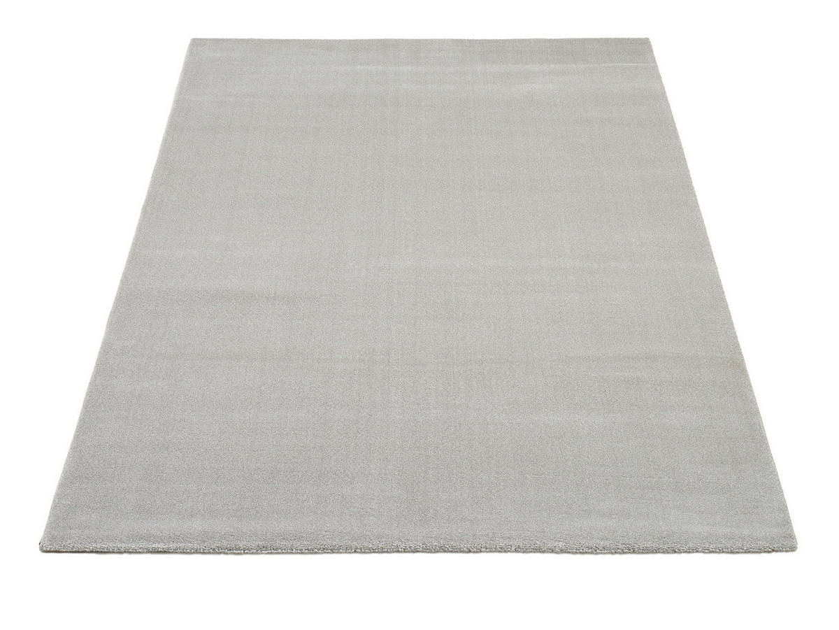 WEBTEPPICH 120/170 cm Silberfarben  - Silberfarben, Basics, Textil (120/170cm) - Novel