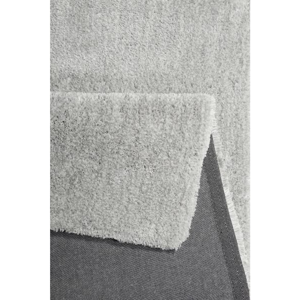 Thumbnail - Esprit Hochflorteppich Relaxx, Grau, Hellgrau, Textil, Uni, rechteckig, 80x150 cm, Hohenstein, Oeko-Tex® Standard 100, f...
