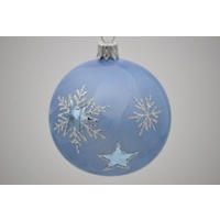 CHRISTBAUMKUGEL 7 cm  - Dunkelrot, Basics, Glas/Metall (7cm) - X-Mas