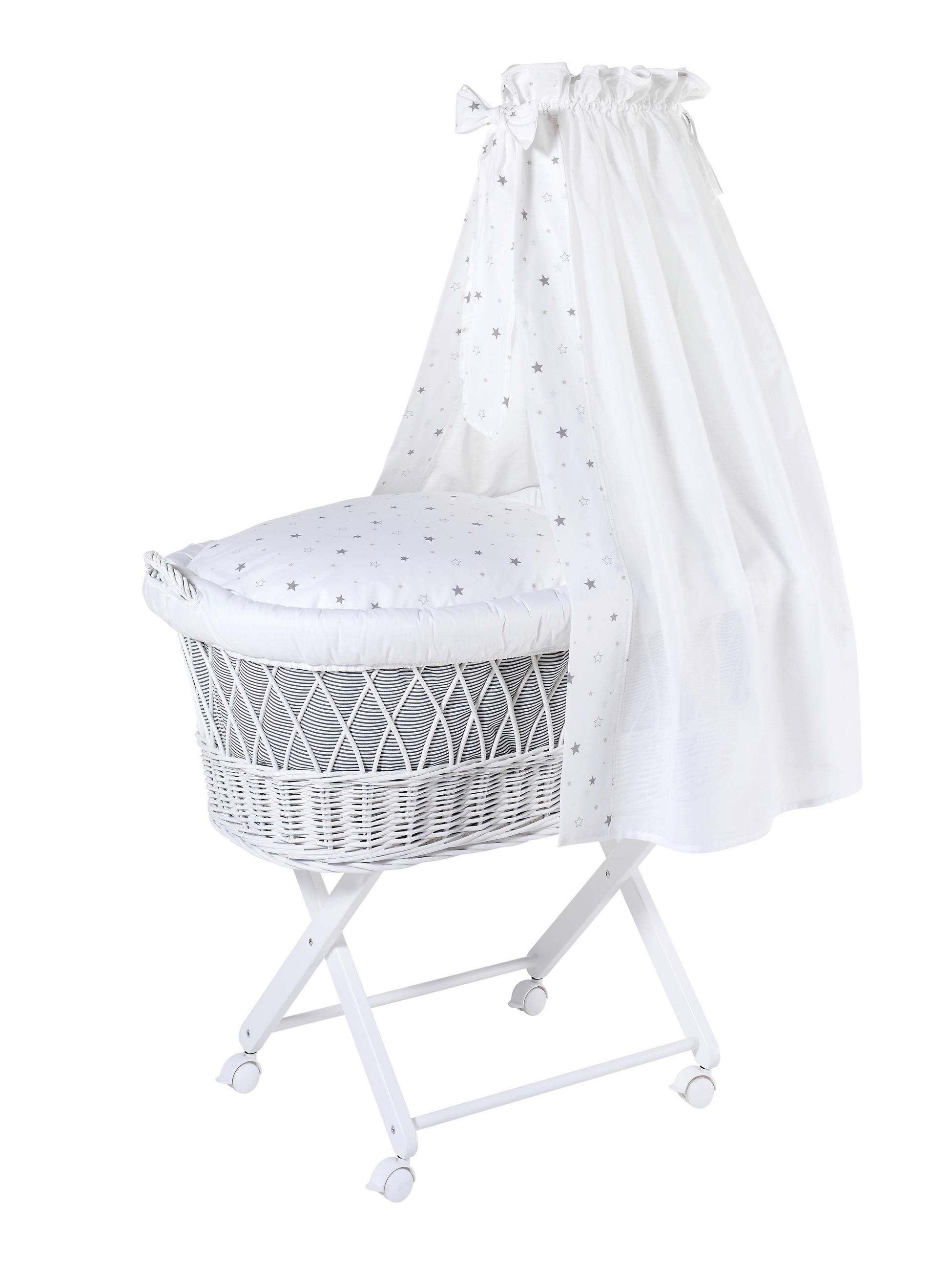 STUBENWAGEN Buche  Weiß  - Weiß, Basics, Naturmaterialien/Holz (56/140/92cm) - Schardt